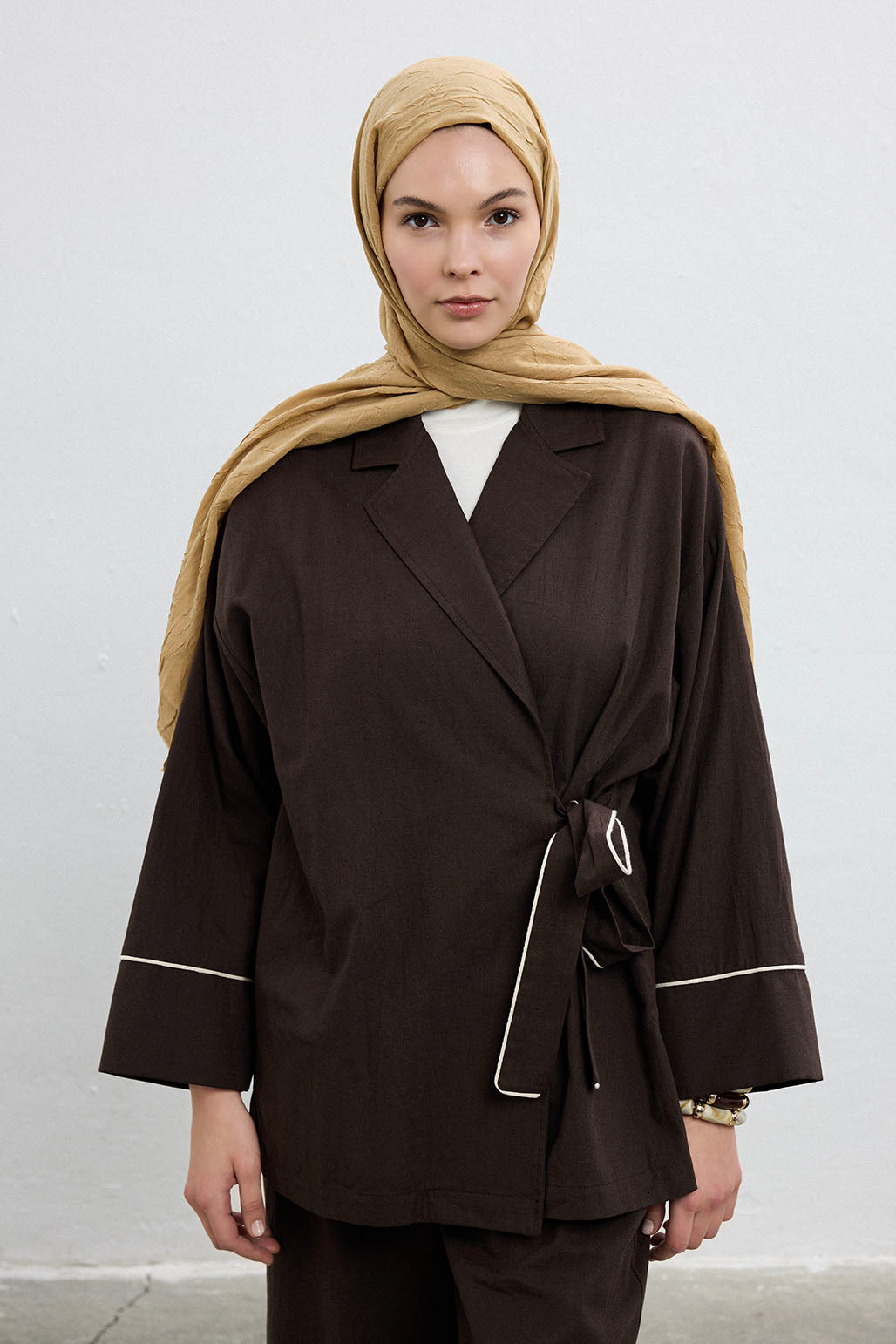 Bambu Şal Camel