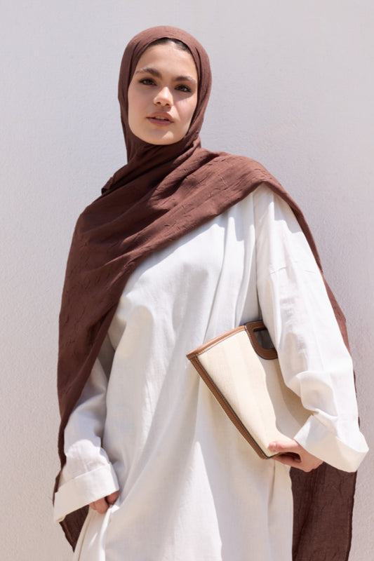 Bambu Şal Kahverengi