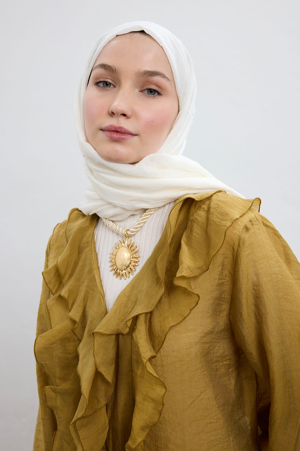 Bambu Şal Ekru