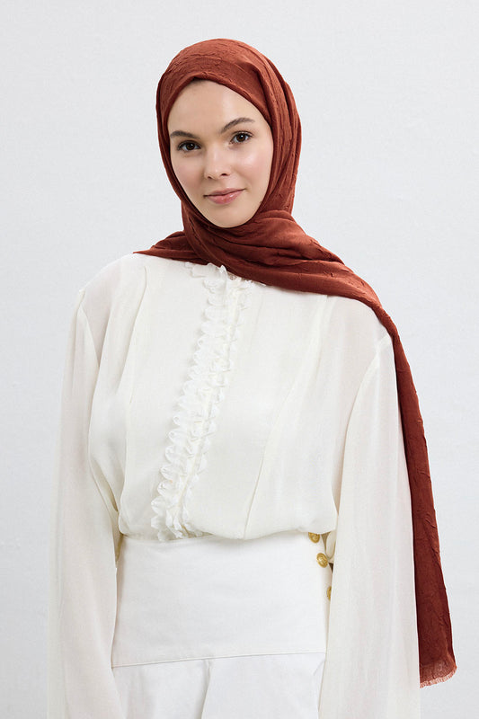 Bambu Şal Kırmızı