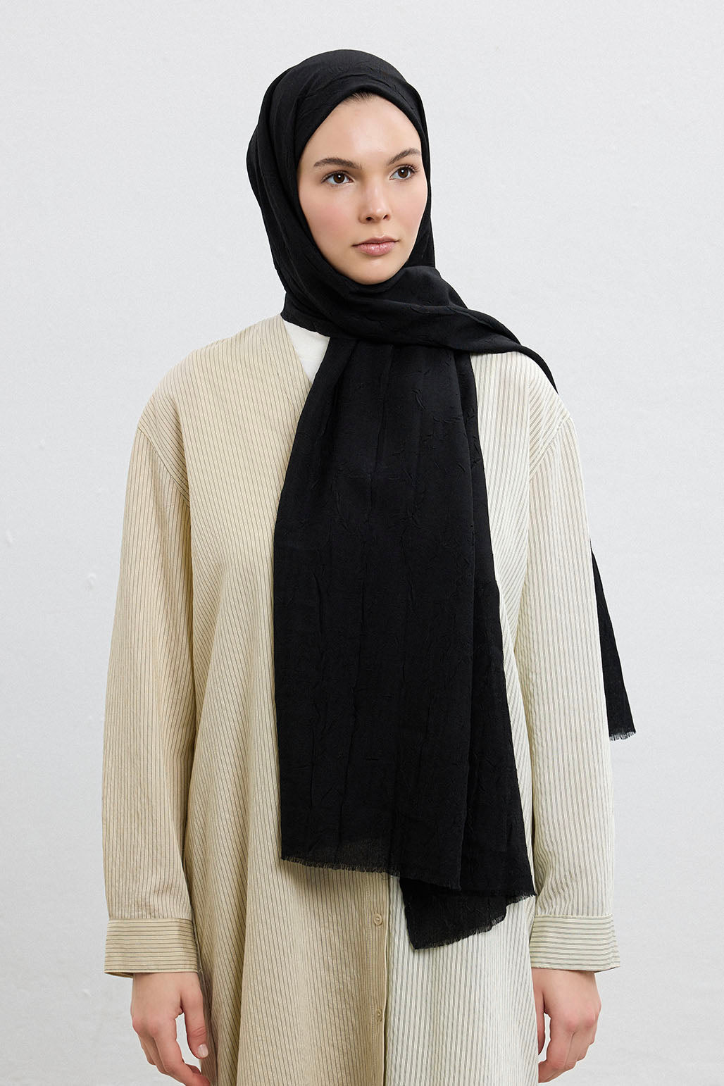 Bambu Şal Siyah