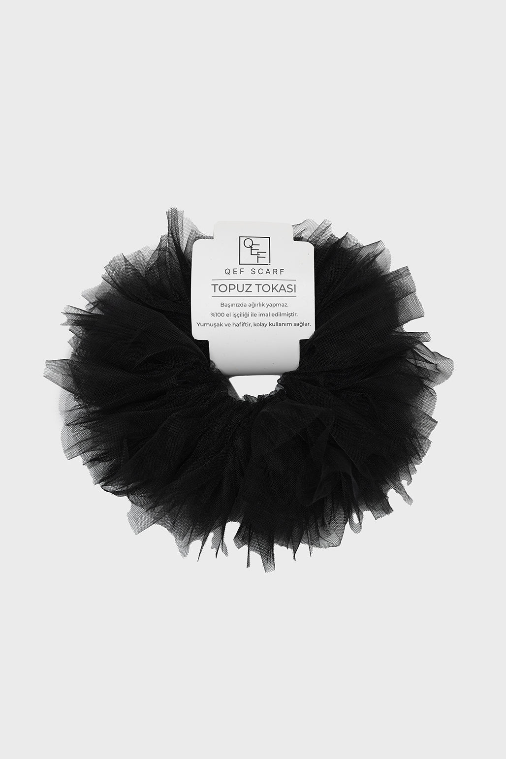 Siyah Büyük Topuz Tokası