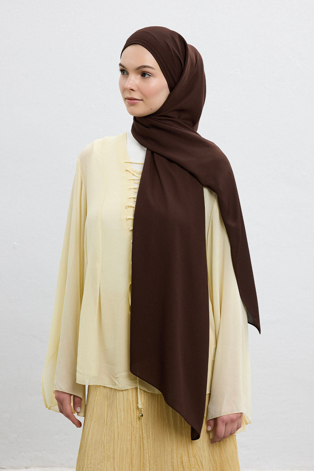 Comfort Lüks Şal Koyu Kahve
