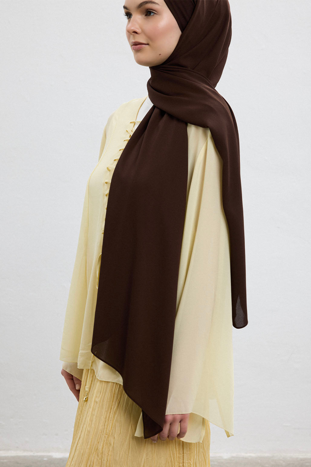 Comfort Lüks Şal Koyu Kahve