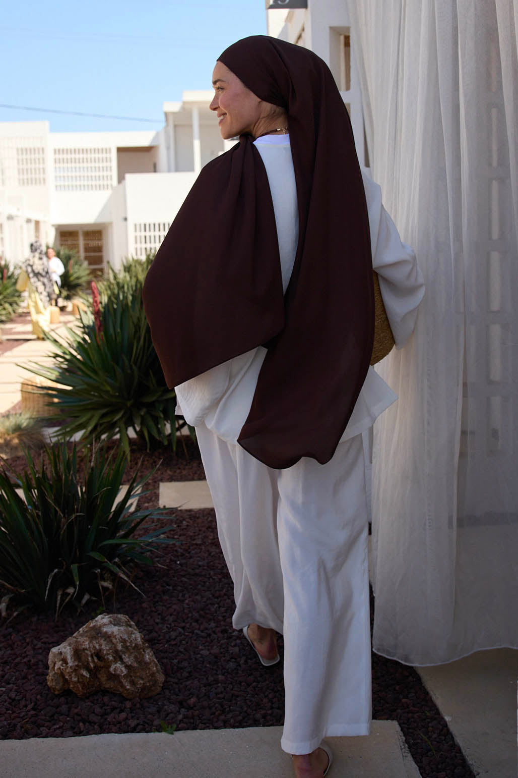 Comfort Lüks Şal Koyu Kahve