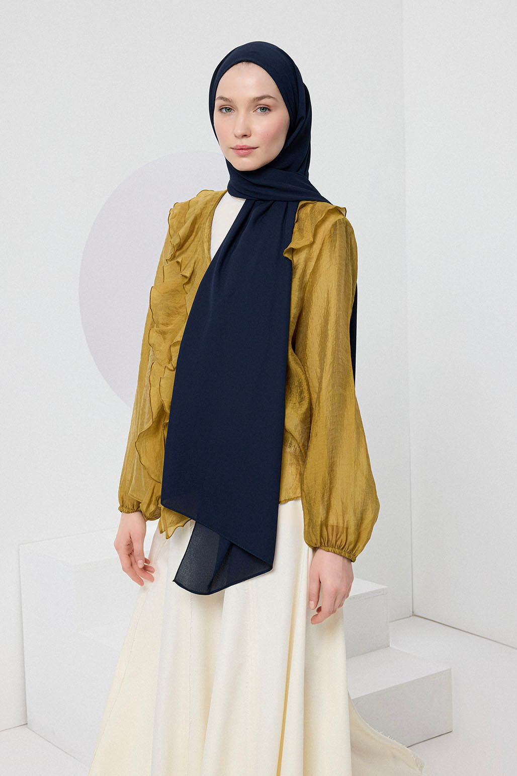Comfort Luxe Şal Lacivert