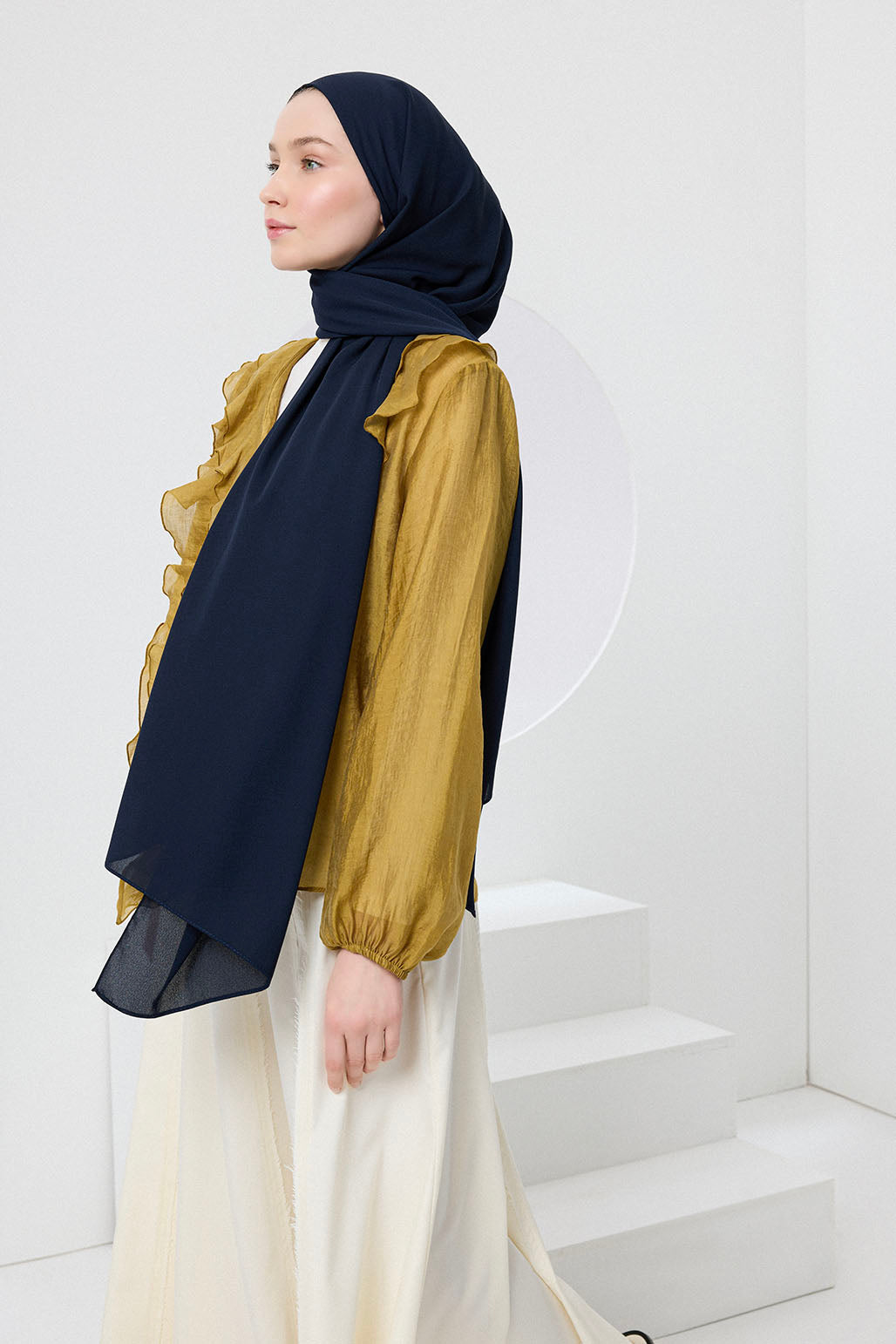 Comfort Luxe Şal Lacivert