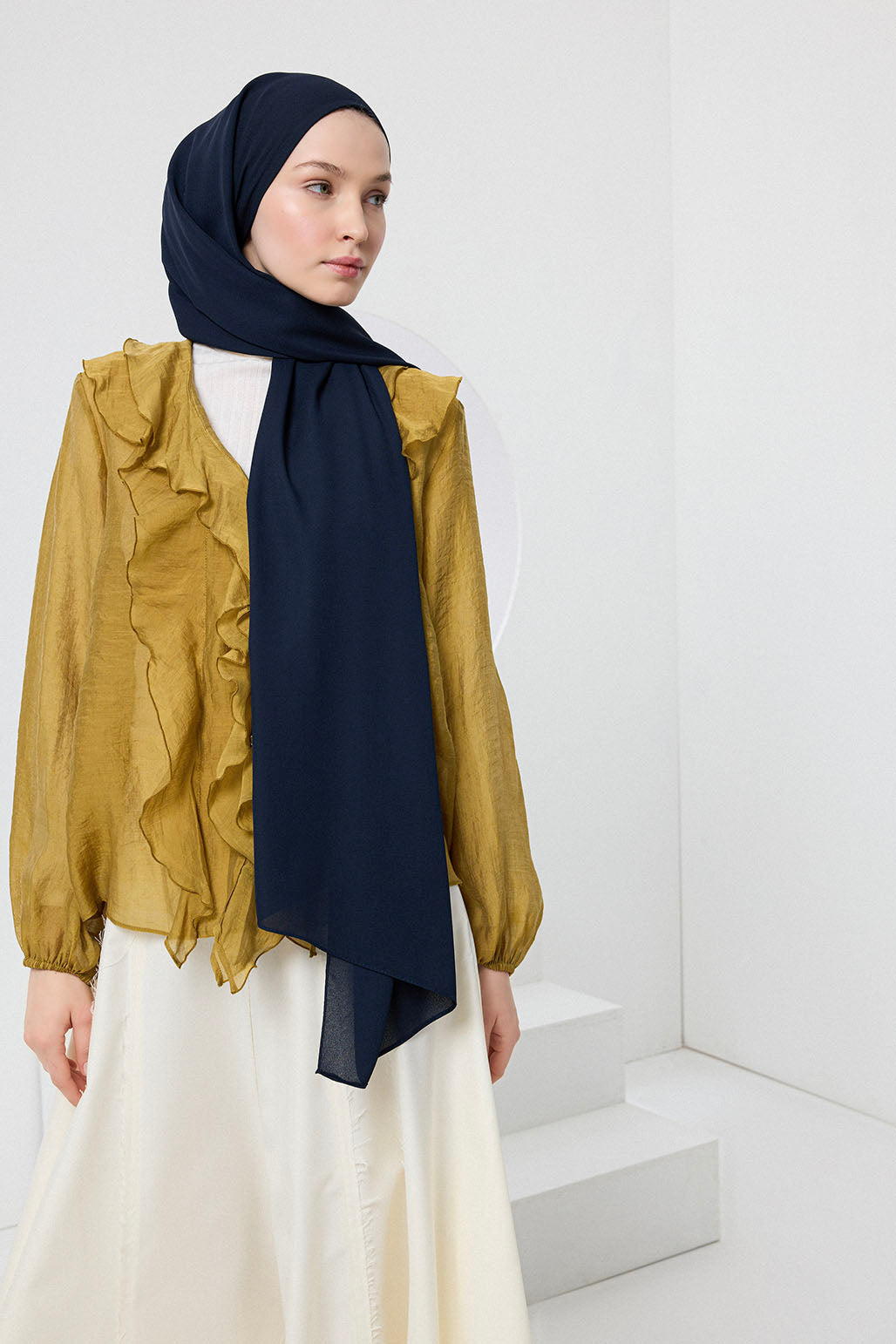 Comfort Luxe Şal Lacivert
