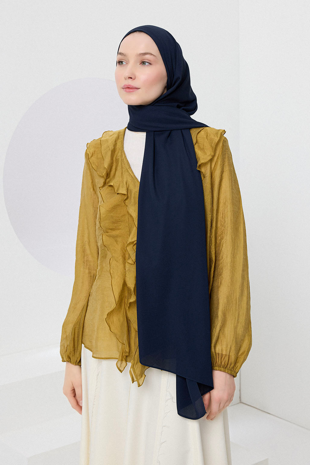 Comfort Luxe Şal Lacivert