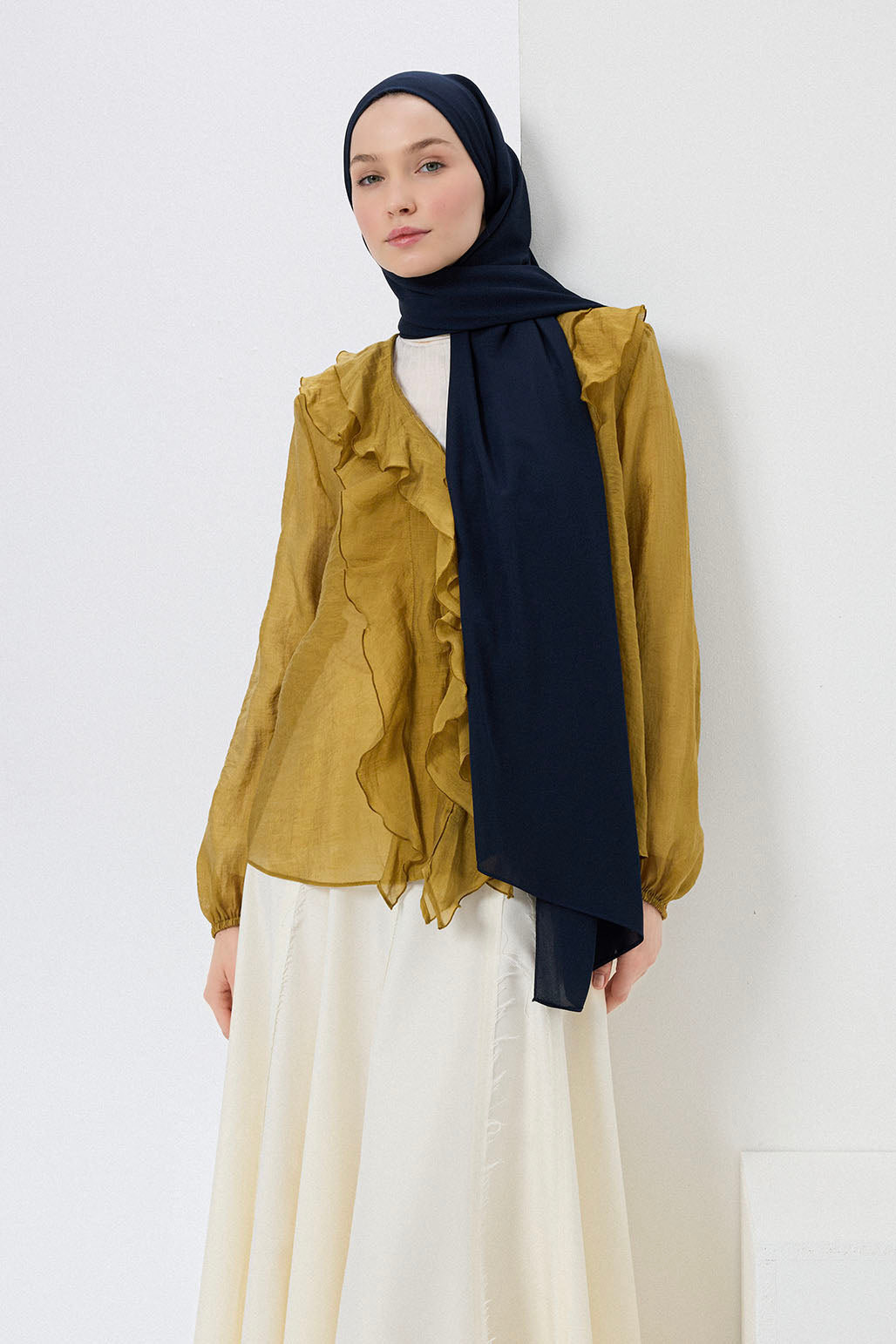 Comfort Luxe Şal Lacivert