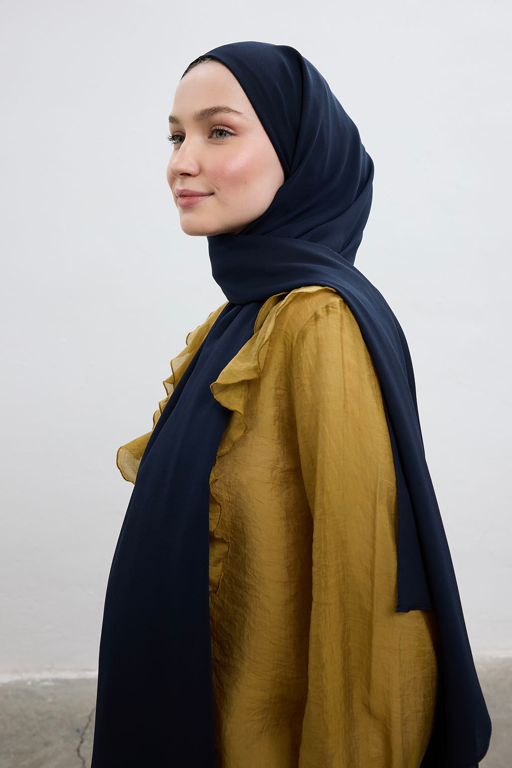 Comfort Luxe Şal Lacivert