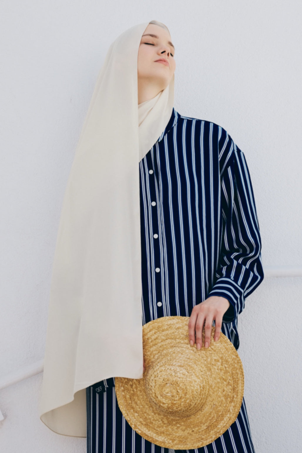 Pamuk İpek Şal Ekru