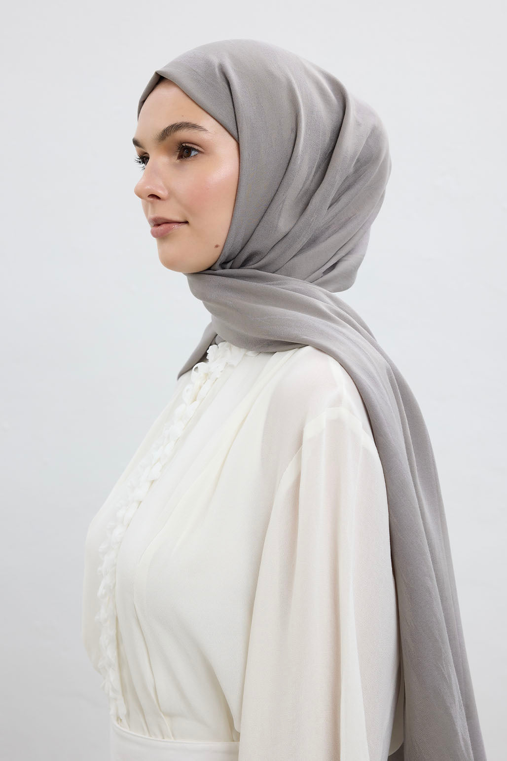 Cotton Line Şal Gri