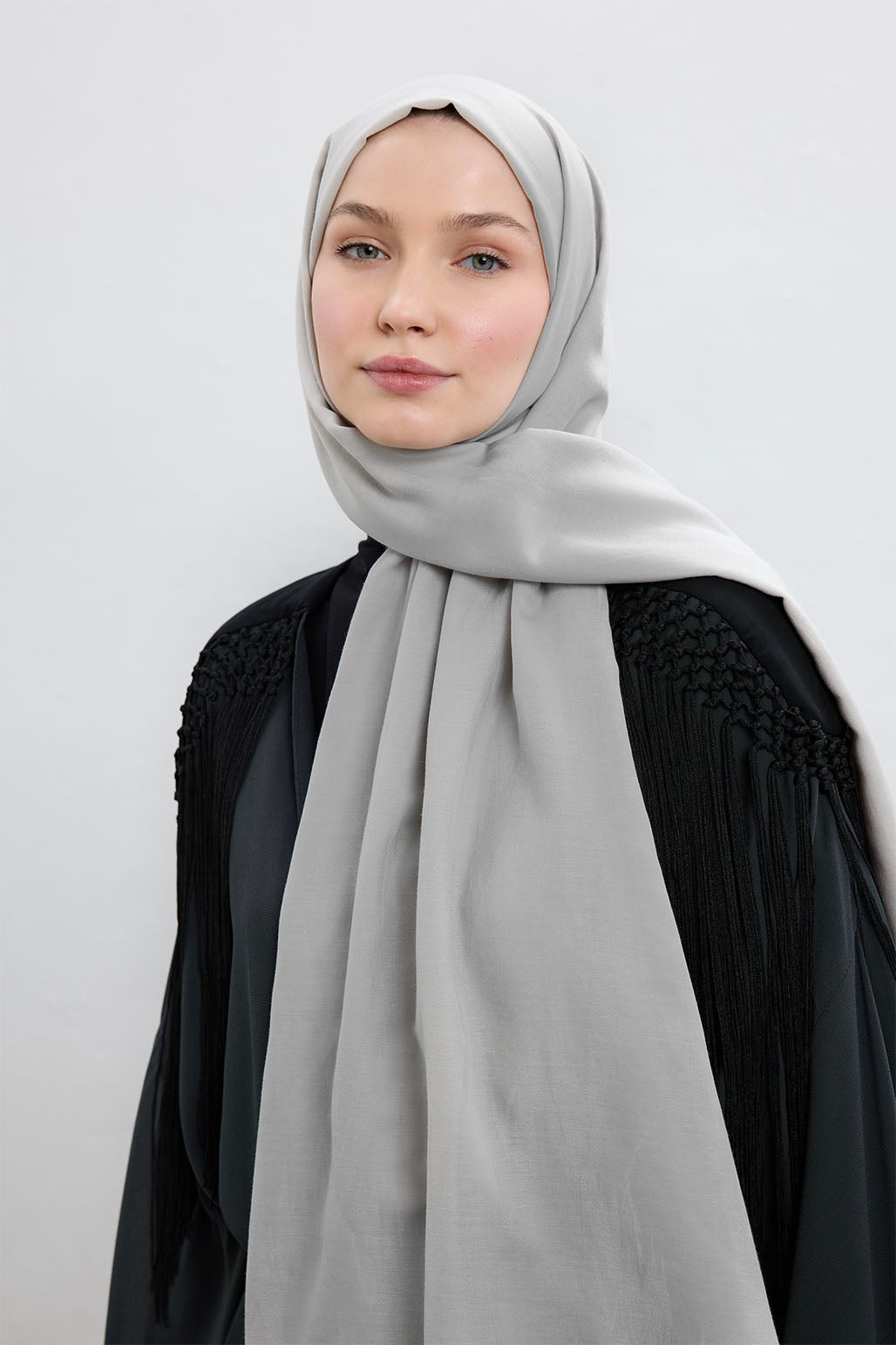 Cotton Line Şal Gümüş