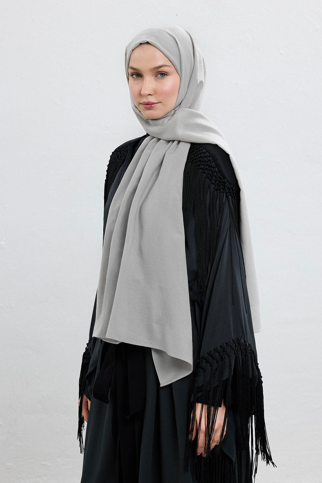 Cotton Line Şal Gümüş