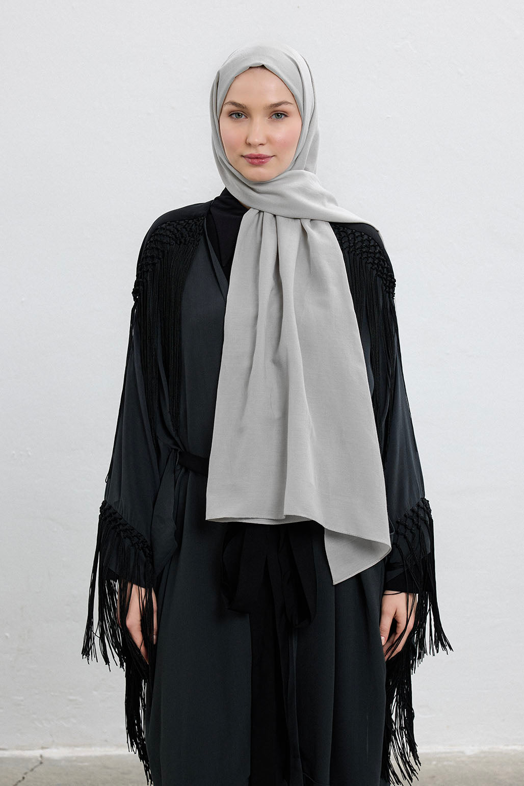 Cotton Line Şal Gümüş