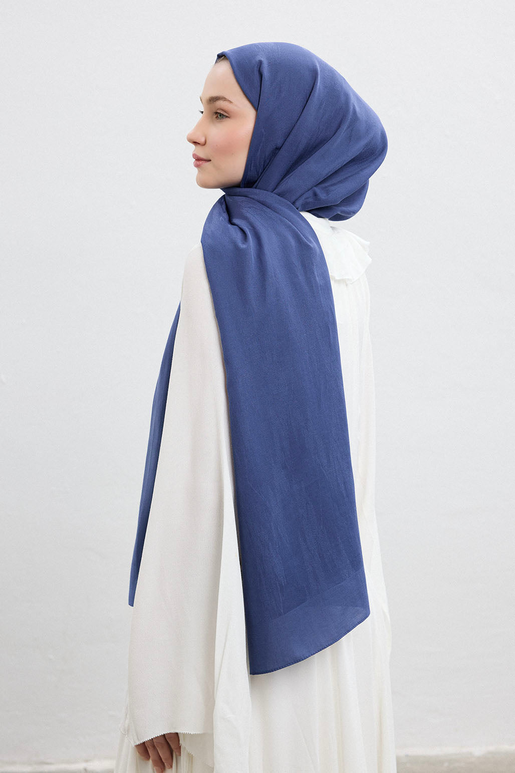 Cotton Line Şal İndigo
