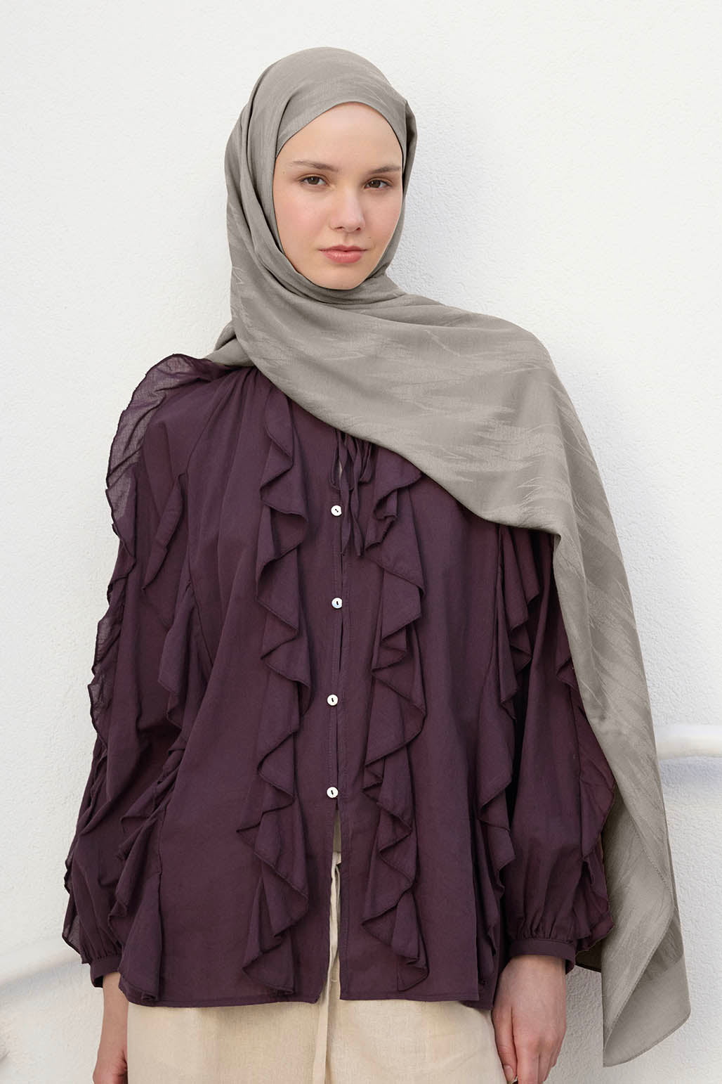 Cotton Line Şal Kum Beji