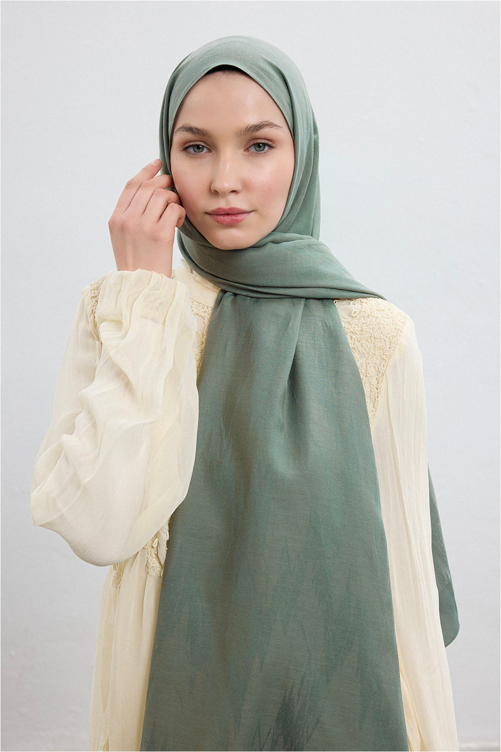 Cotton Line Şal Mint