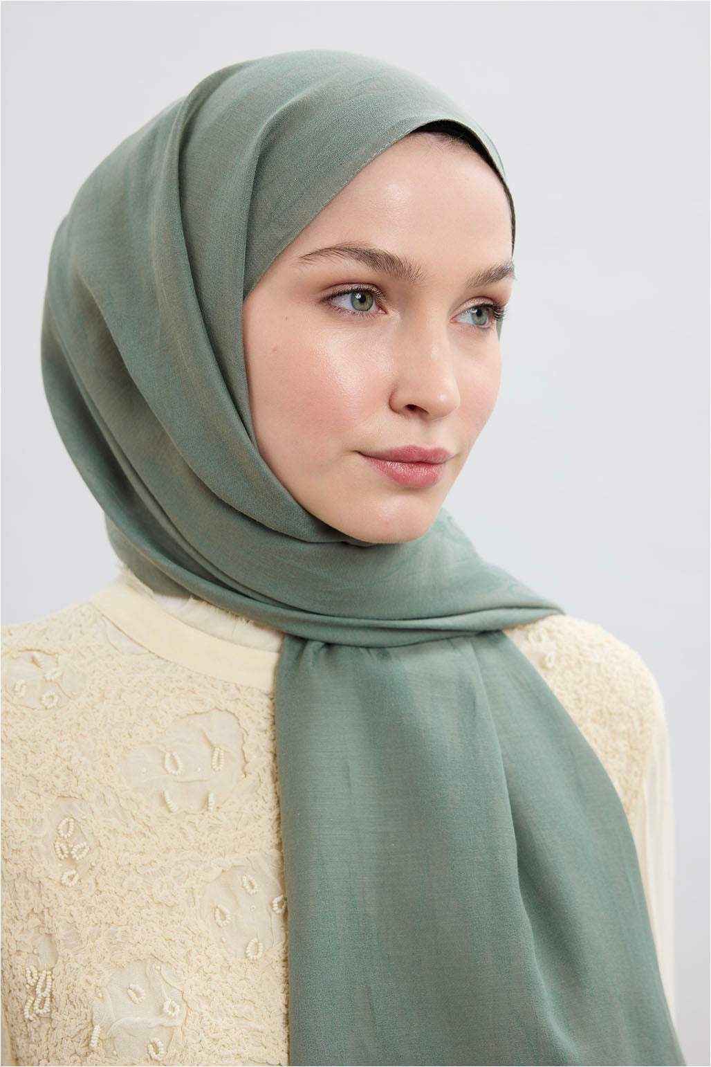 Cotton Line Şal Mint