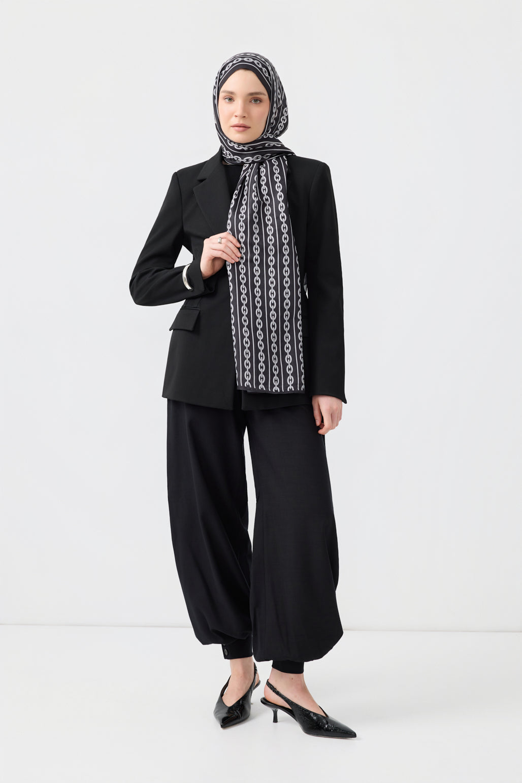 Cotton Twill Şal Chain Ekru
