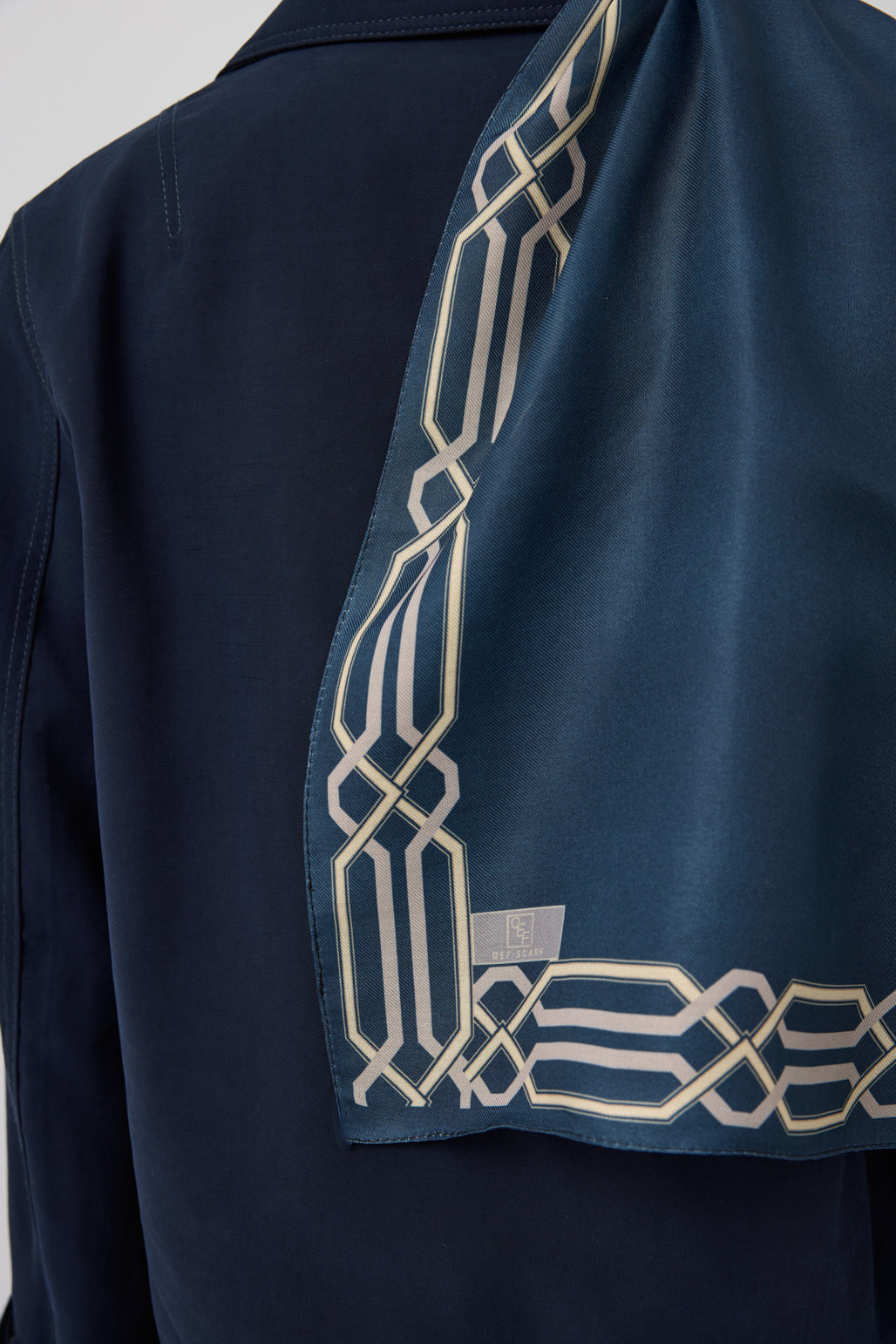 Cotton Twill Şal İnterlock İndigo