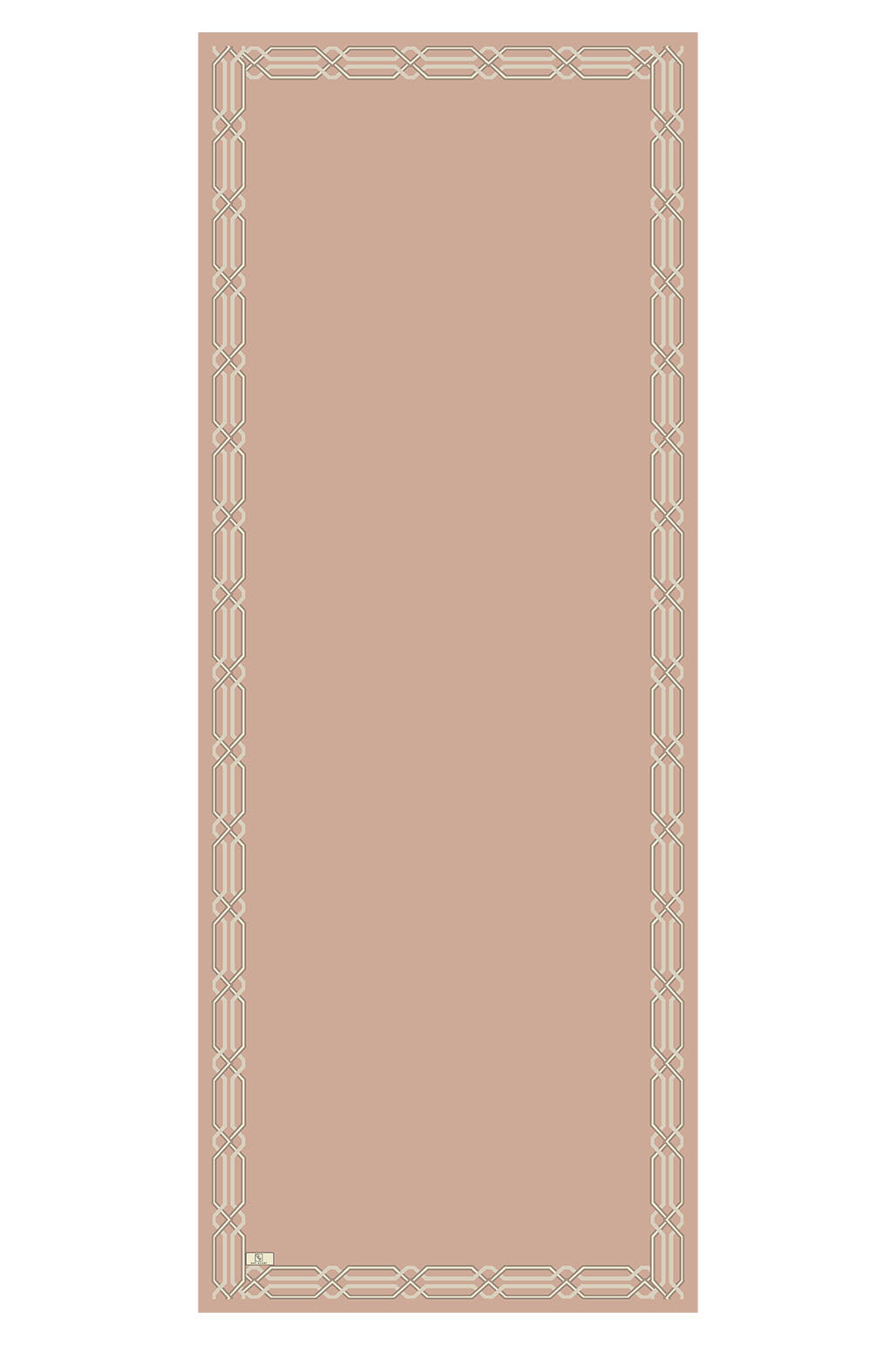 Cotton Twill Şal İnterlock Pudra