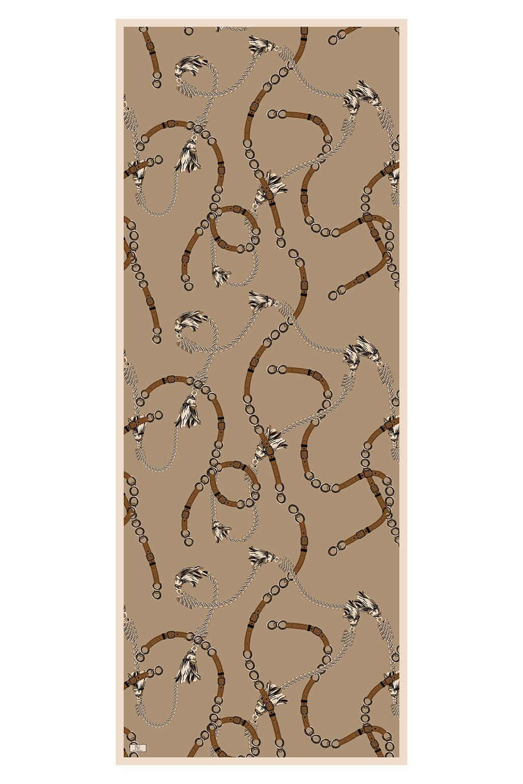 Cotton Twill Şal Linkage Camel