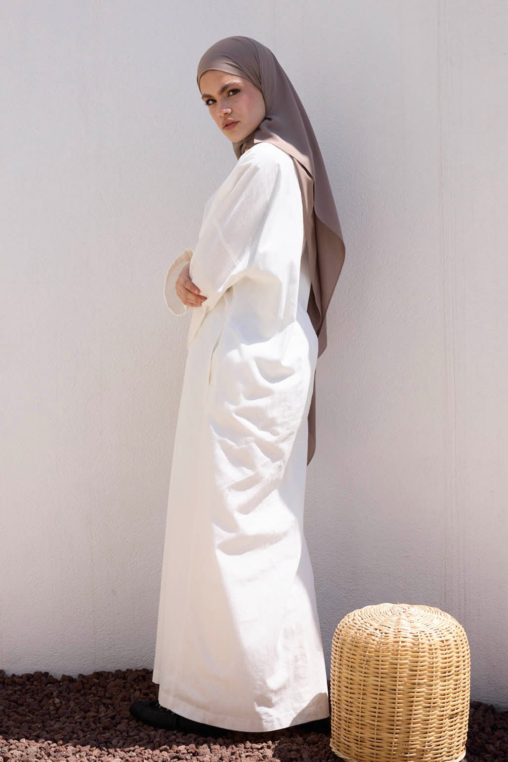 Krep Şal Cappuccino