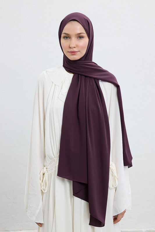 Krep Şal Mürdüm Eriği