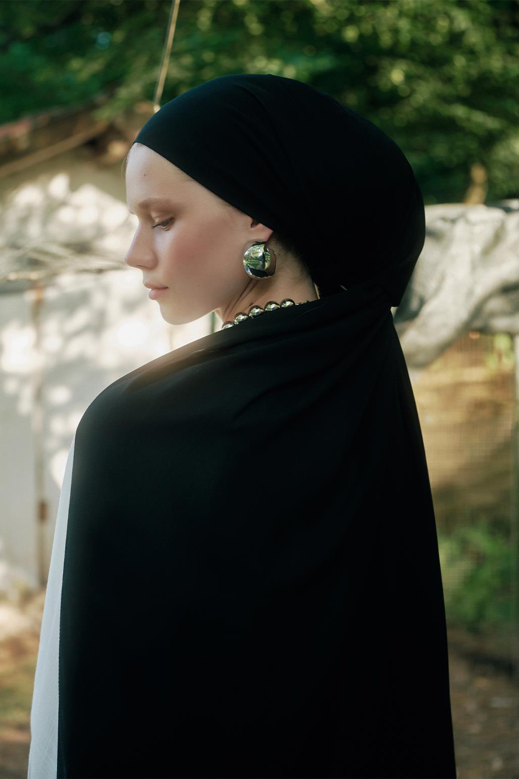 Daily Krep Şal Siyah