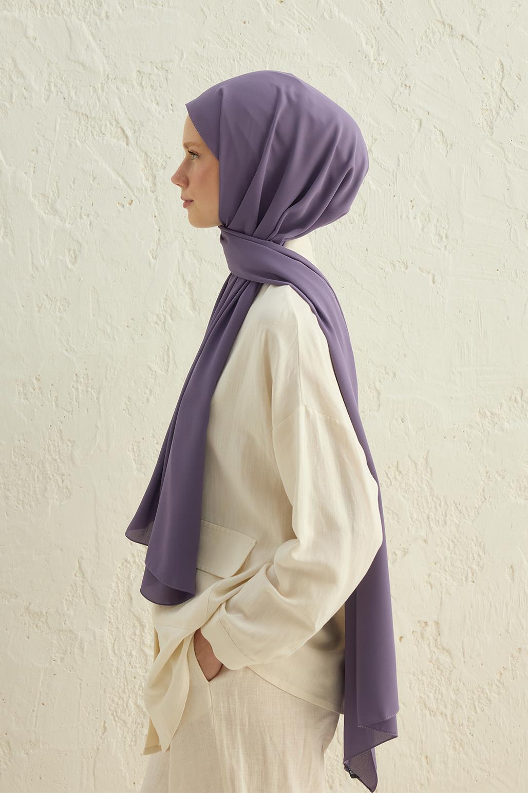 Daily Krep Şal Violet