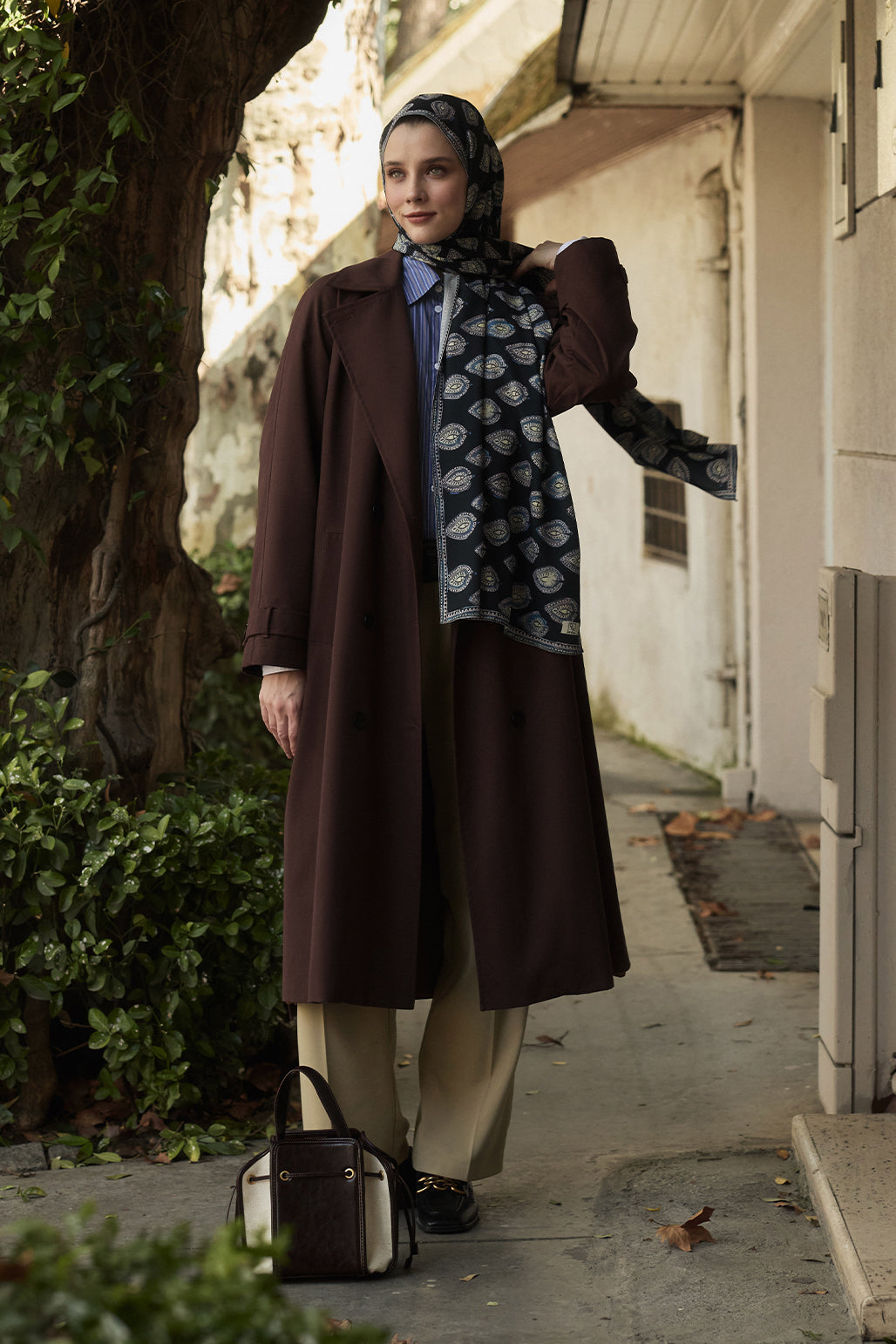 Daily Print Desenli Şal Irone