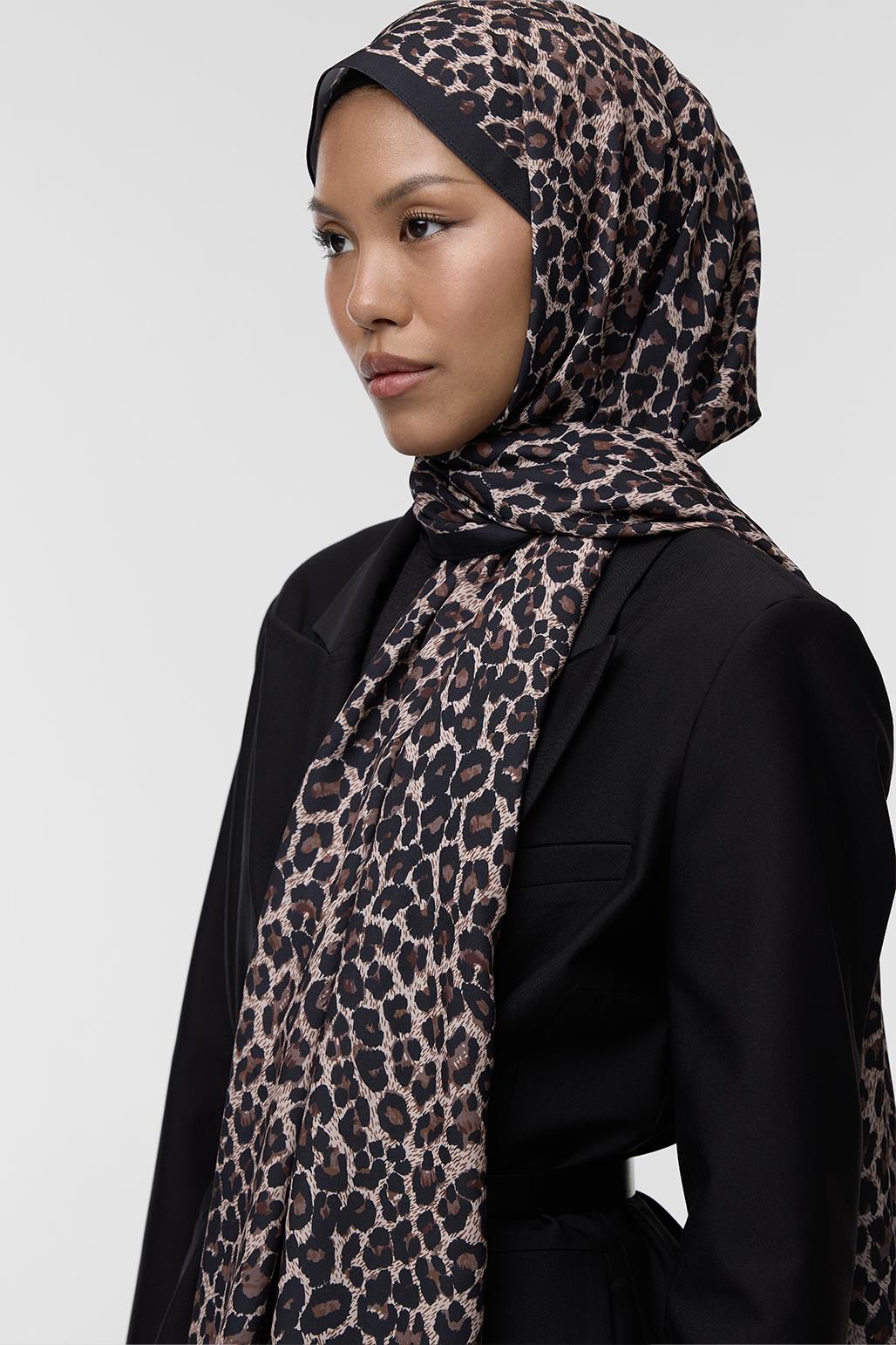 Daily Print Desenli Şal Leopard