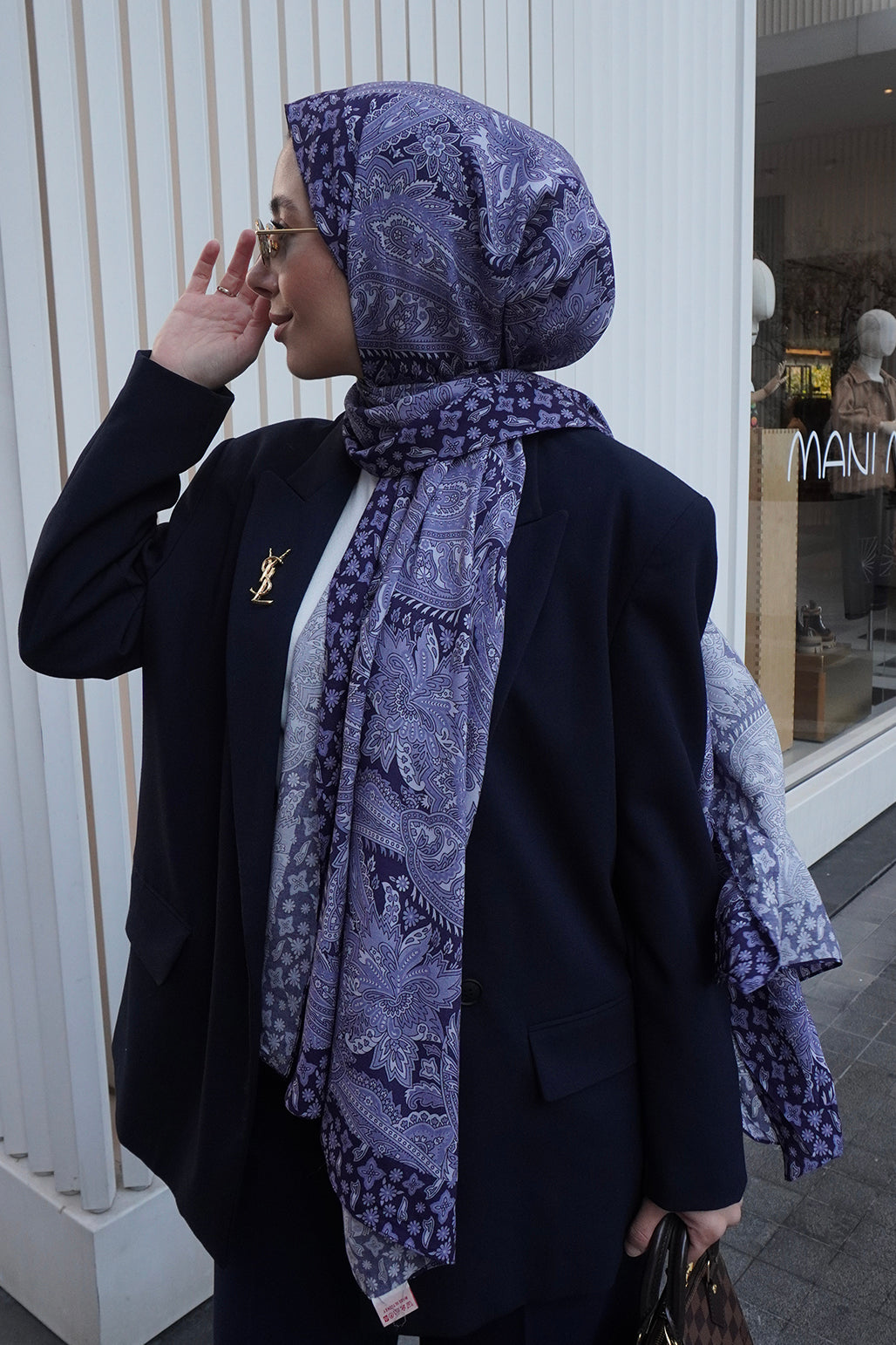 Deluxe Desenli Şal Neela