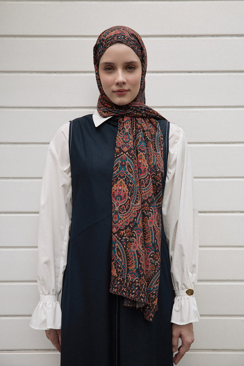 Deluxe Şal Vena Desenli