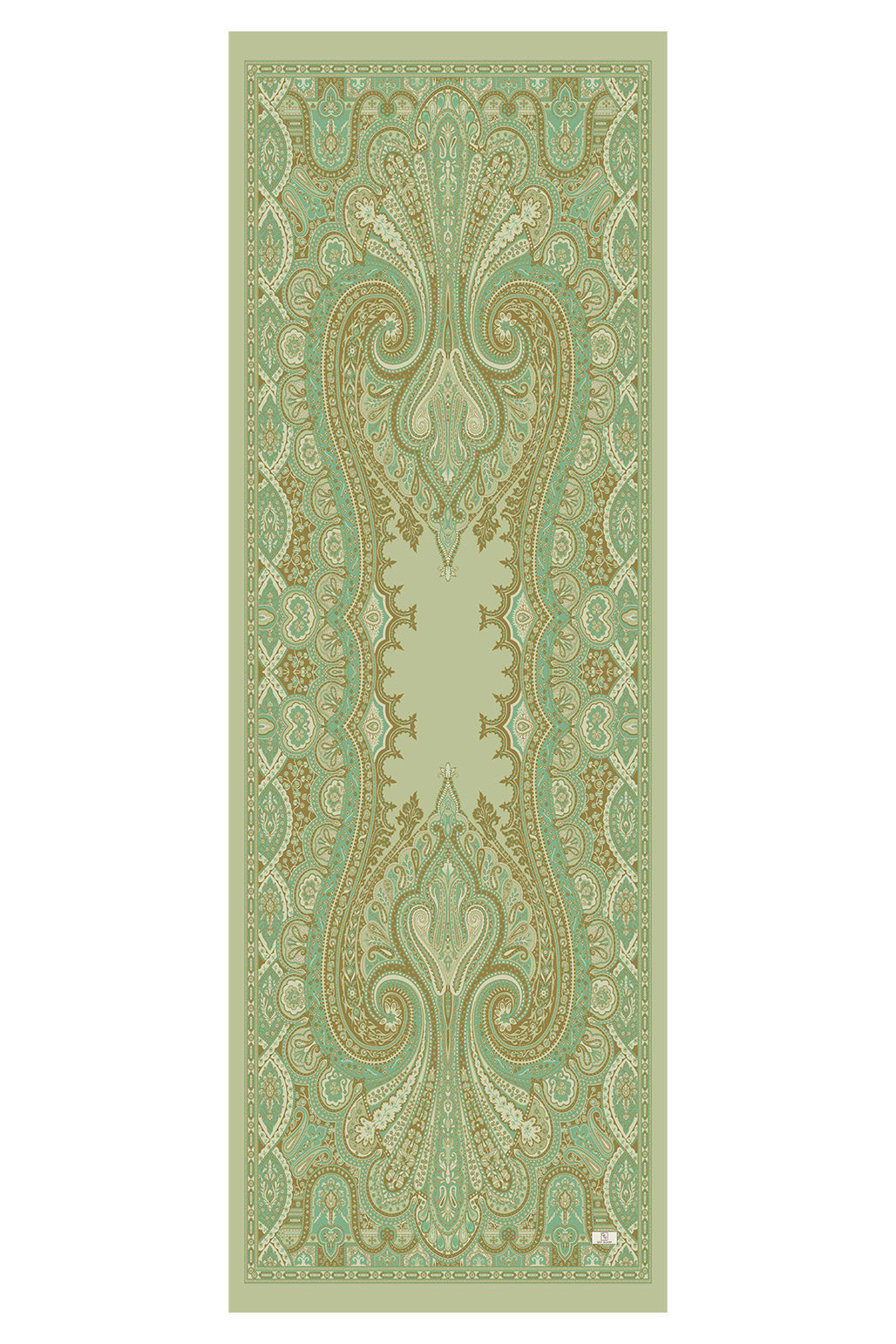 Etnik Desenli Şal Çağla Yeşili Alice