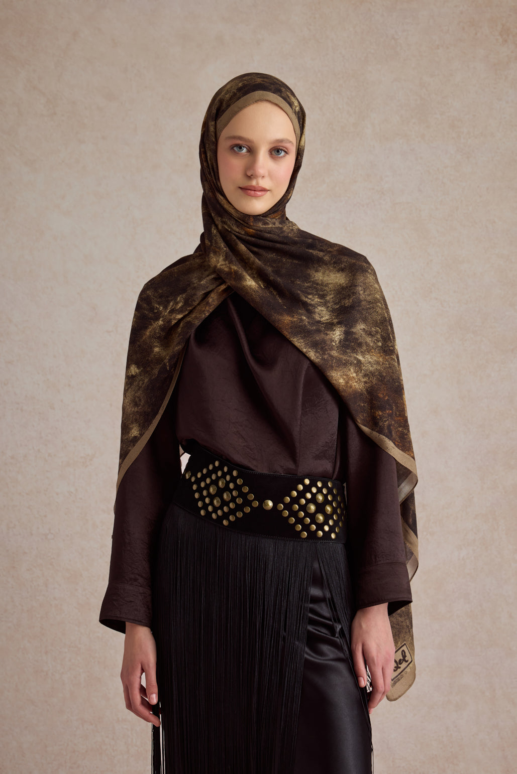 Deluxe Summer Şal Batic Kahve