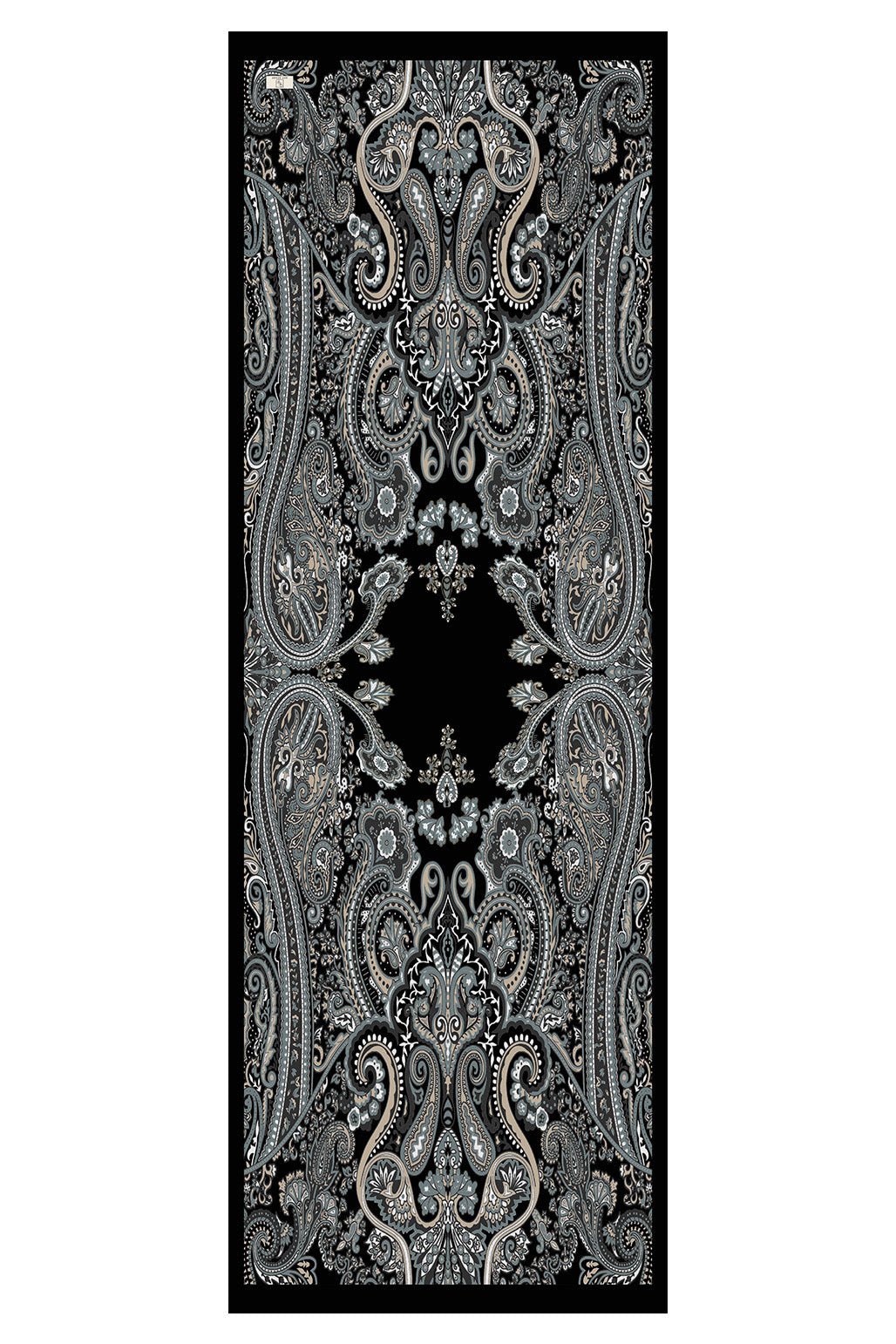 Etnik Desenli Şal Siyah