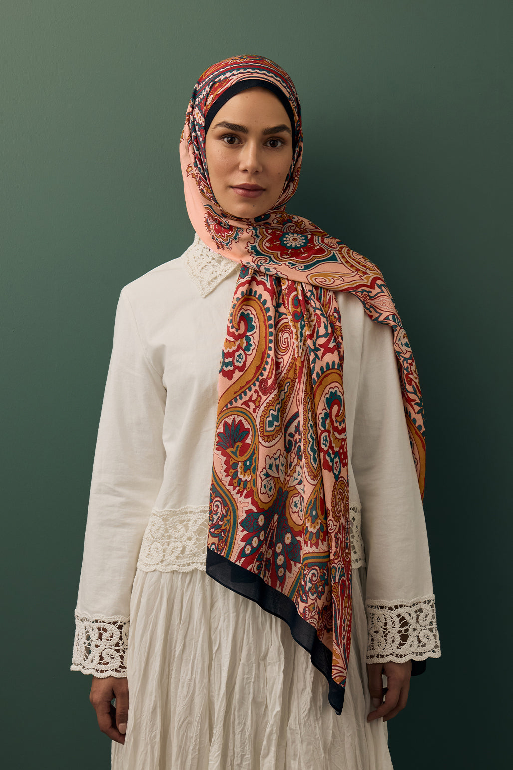 Deluxe Summer Şal Jade Tarçın