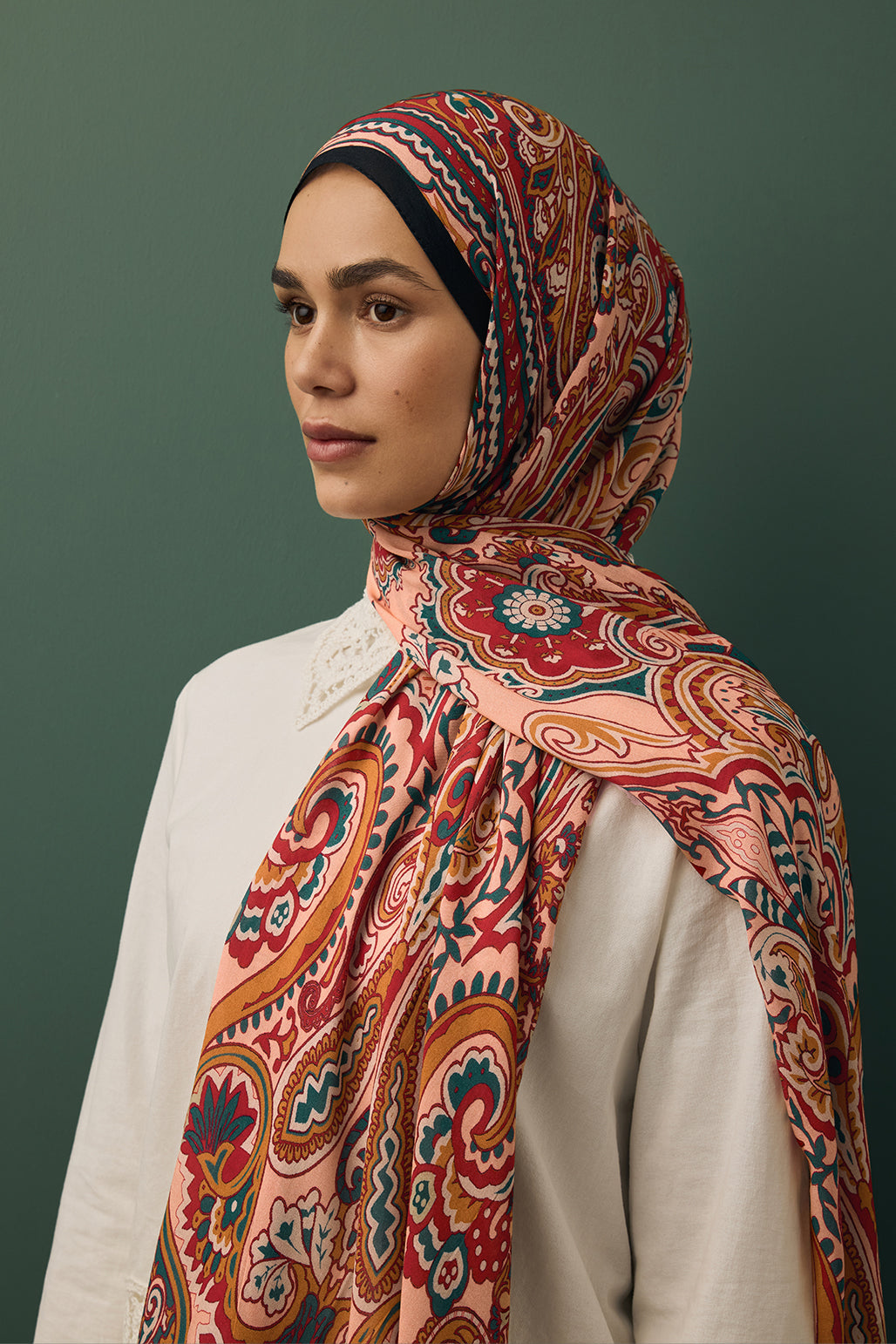 Deluxe Summer Şal Jade Tarçın