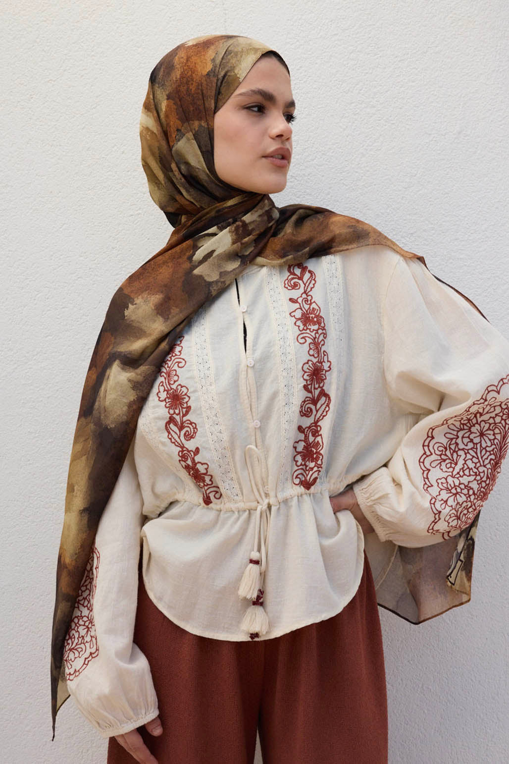 Deluxe Summer Şal Lızy Hardal