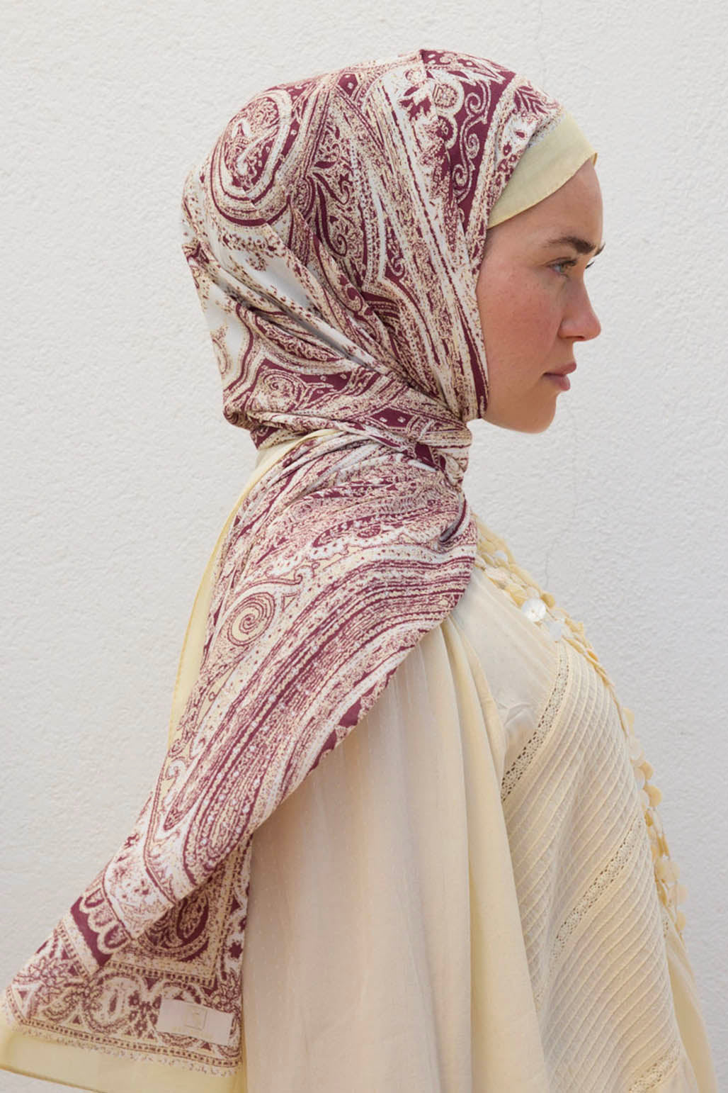 Deluxe Desenli Şal Sarı