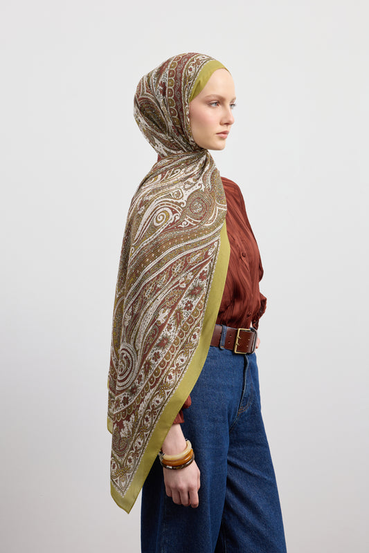 Deluxe Summer Şal Noa Olive