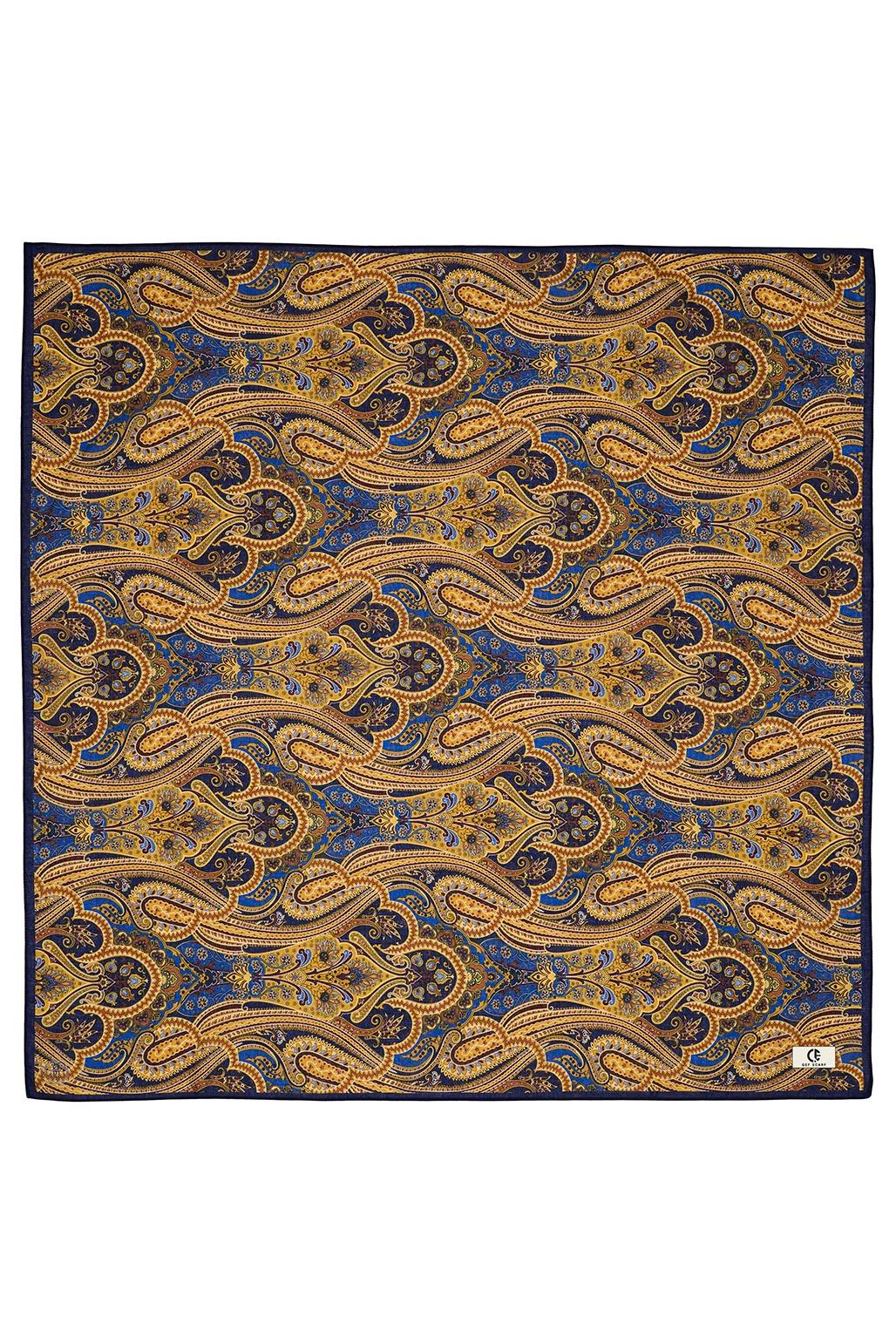 Desenli Pamuk Eşarp Olden