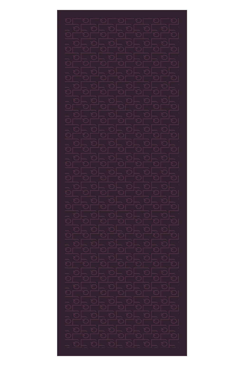 İpek Jakar Monogram Şal Mürdüm