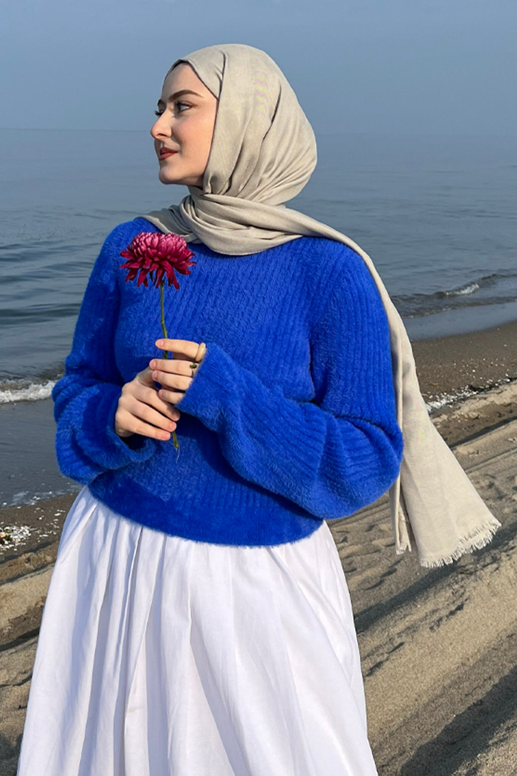 Modal Şal Gri