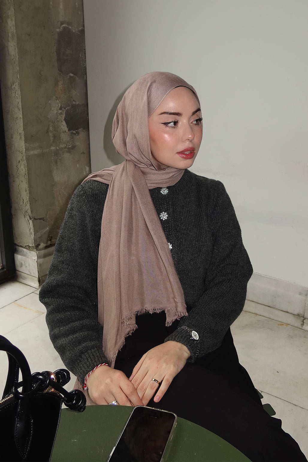 Modal Şal Vizon