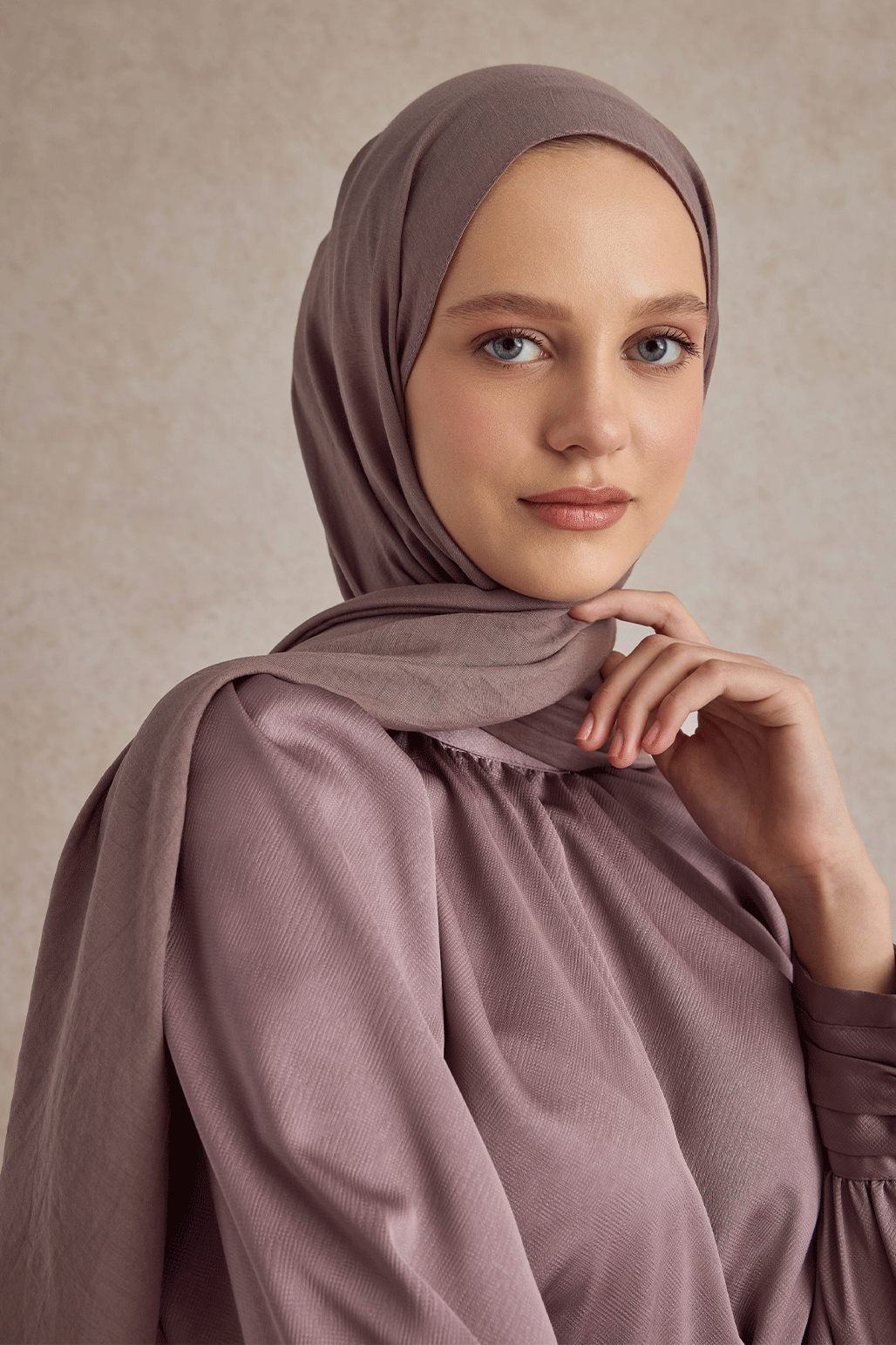 Organik Crash Şal Mürdüm Eriği