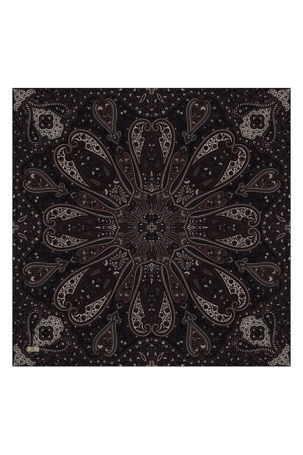 Pamuk Eşarp Bloom Mürdüm